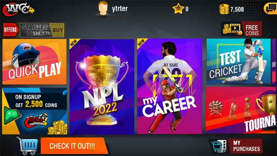 World Cricket Championship 2 MOD APK