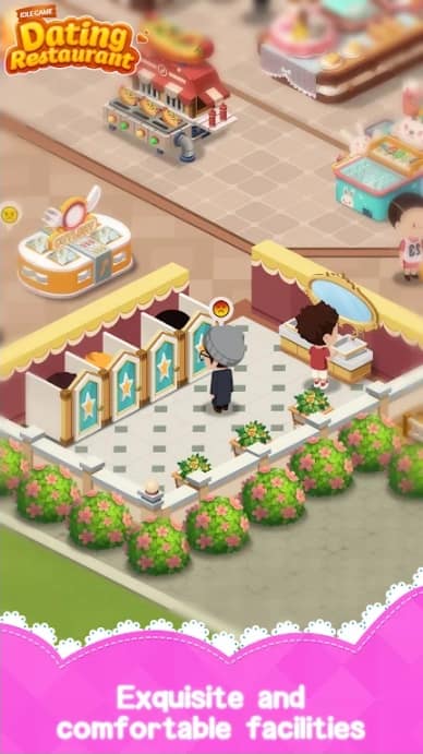 Dating Restaurant Idle Game MOD APK No Ads