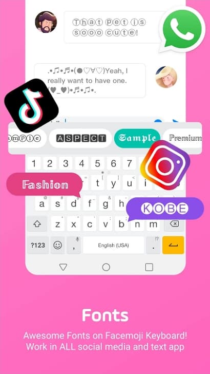 Facemoji Keyboard Premium MOD APK