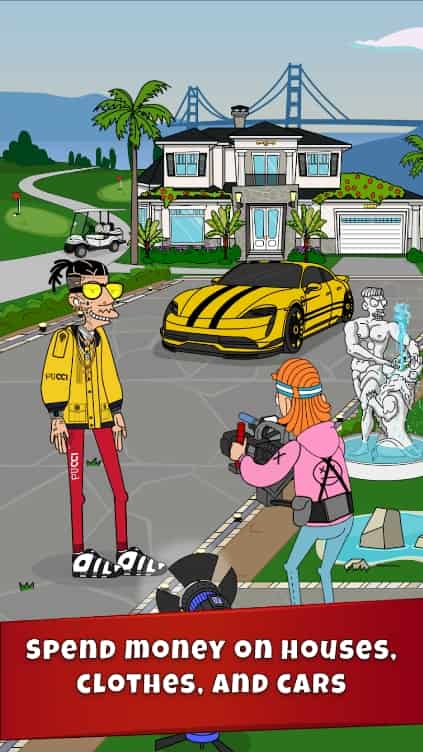 Lamar Idle Vlogger MOD APK Unlimited Gold