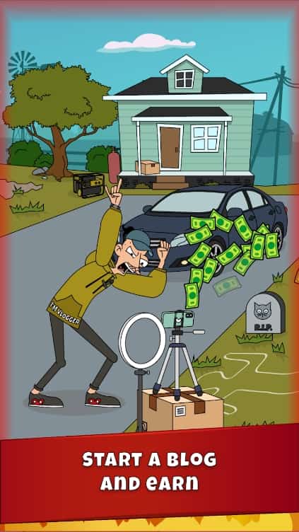 Lamar Idle Vlogger MOD APK Unlimited Money
