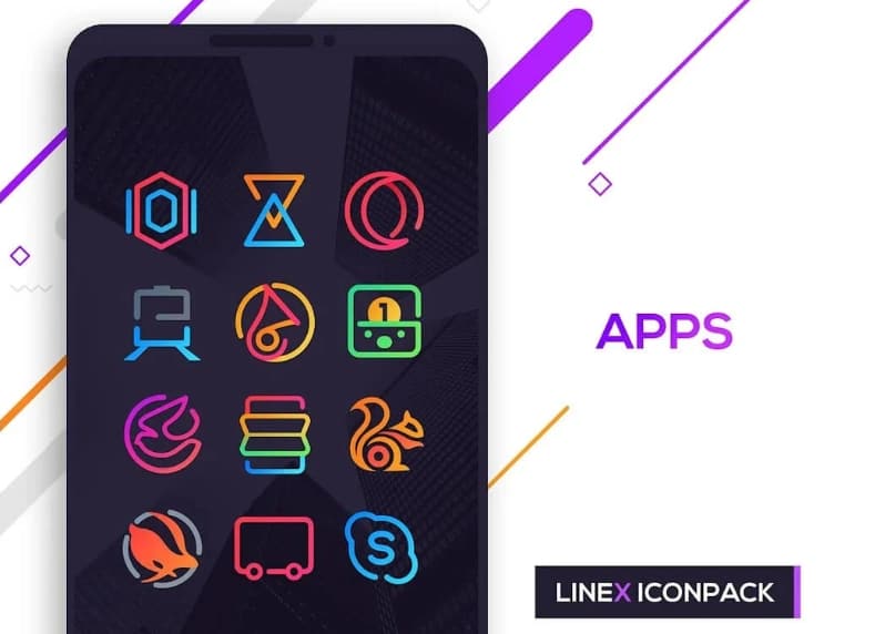 LineX Icon Pack MOD APK Download