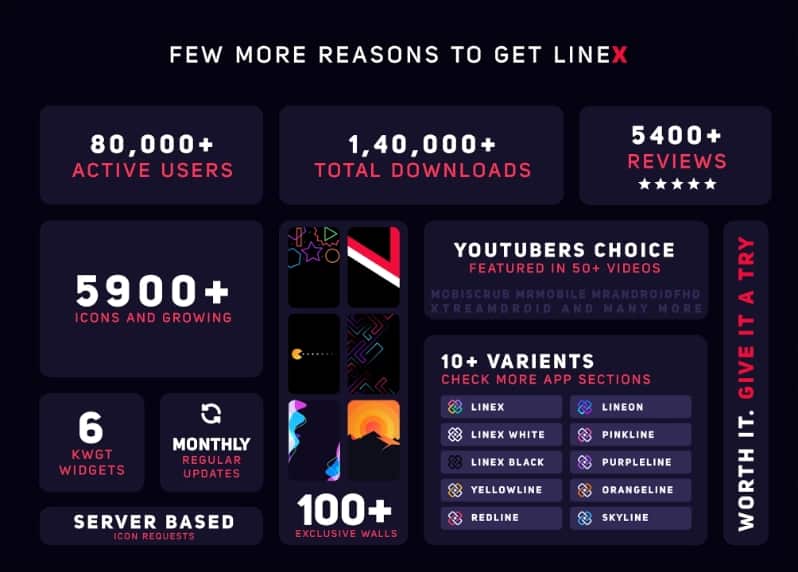 LineX Icon Pack Premium APK