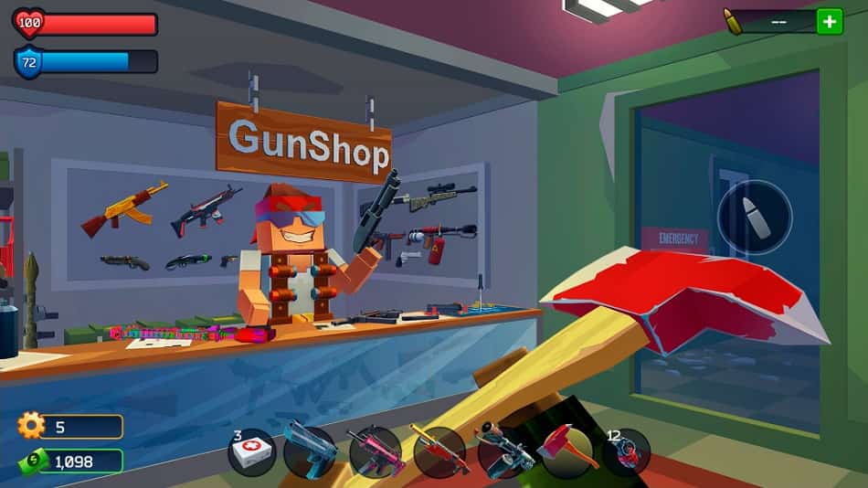Pixel Combat MOD APK Unlimited Money And Gear