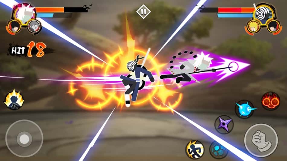 Stickman Ninja 3v3 MOD APK Unlock All Characters
