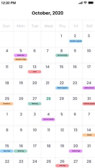 Calendar MOD APK Premium Unlocked
