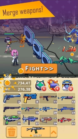 Kawaii Guns Merge and Shoot MOD APK Unlimited Money