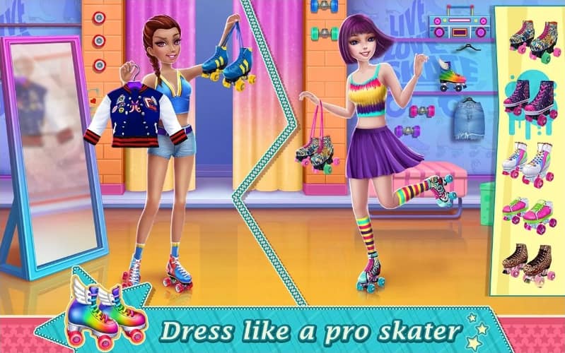 Roller Skating Girls MOD APK