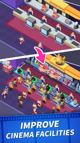 Idle Cinema Empire Tycoon MOD APK Free Shopping