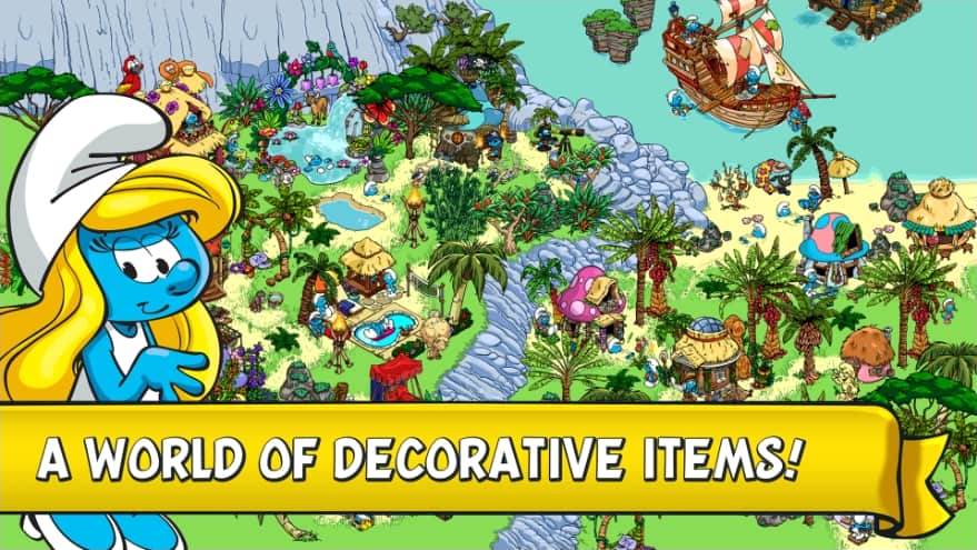 Smurfs' Village MOD APK Unlimited Smurfberries