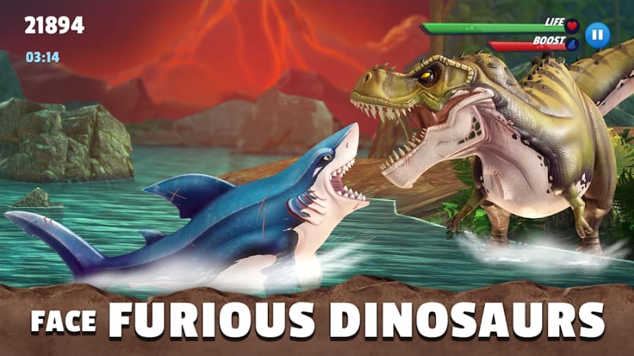 Hungry Shark Primal MOD APK Unlimited Money And Gems