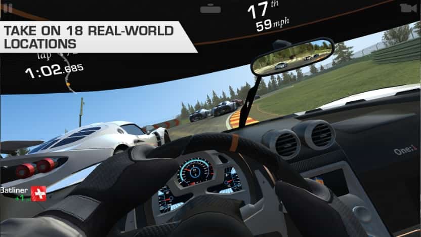 Real Racing 3 MOD APK MOD Menu